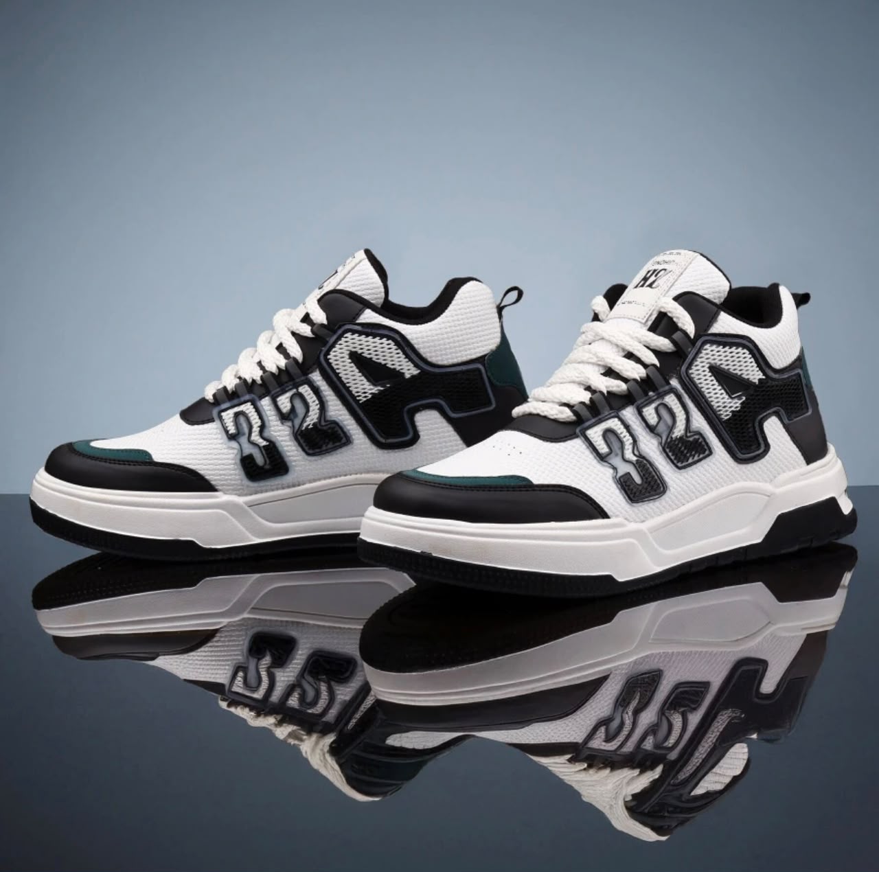 A23 High Top Sneakers - Black