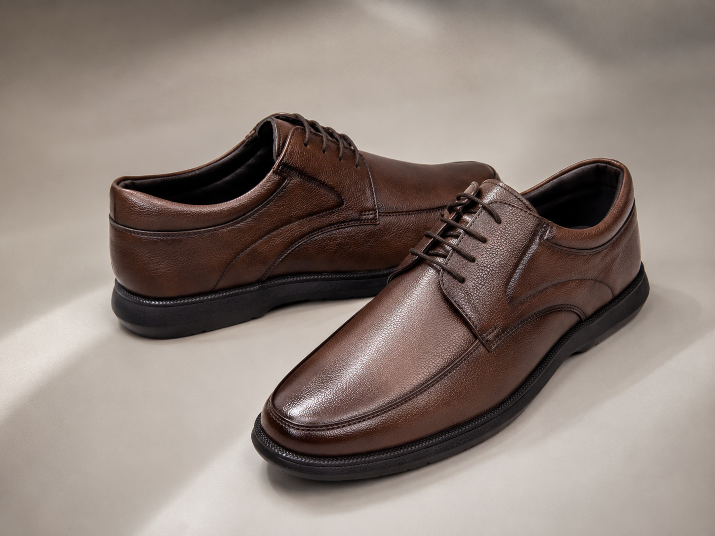 Men’s Brown Lace-Up Formal Shoes