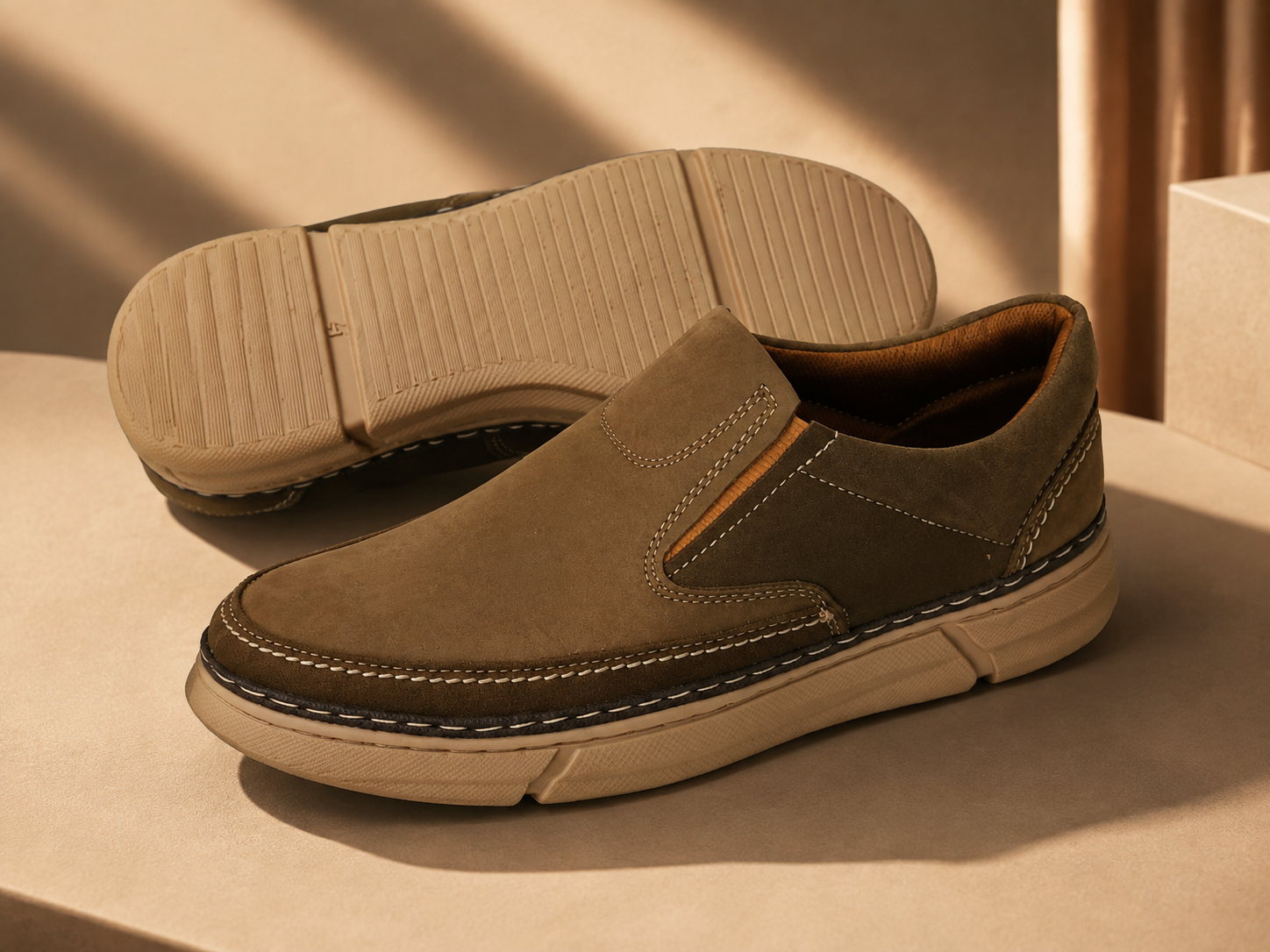 BLAST Men’s Casual Moccasin Slip-On Shoes