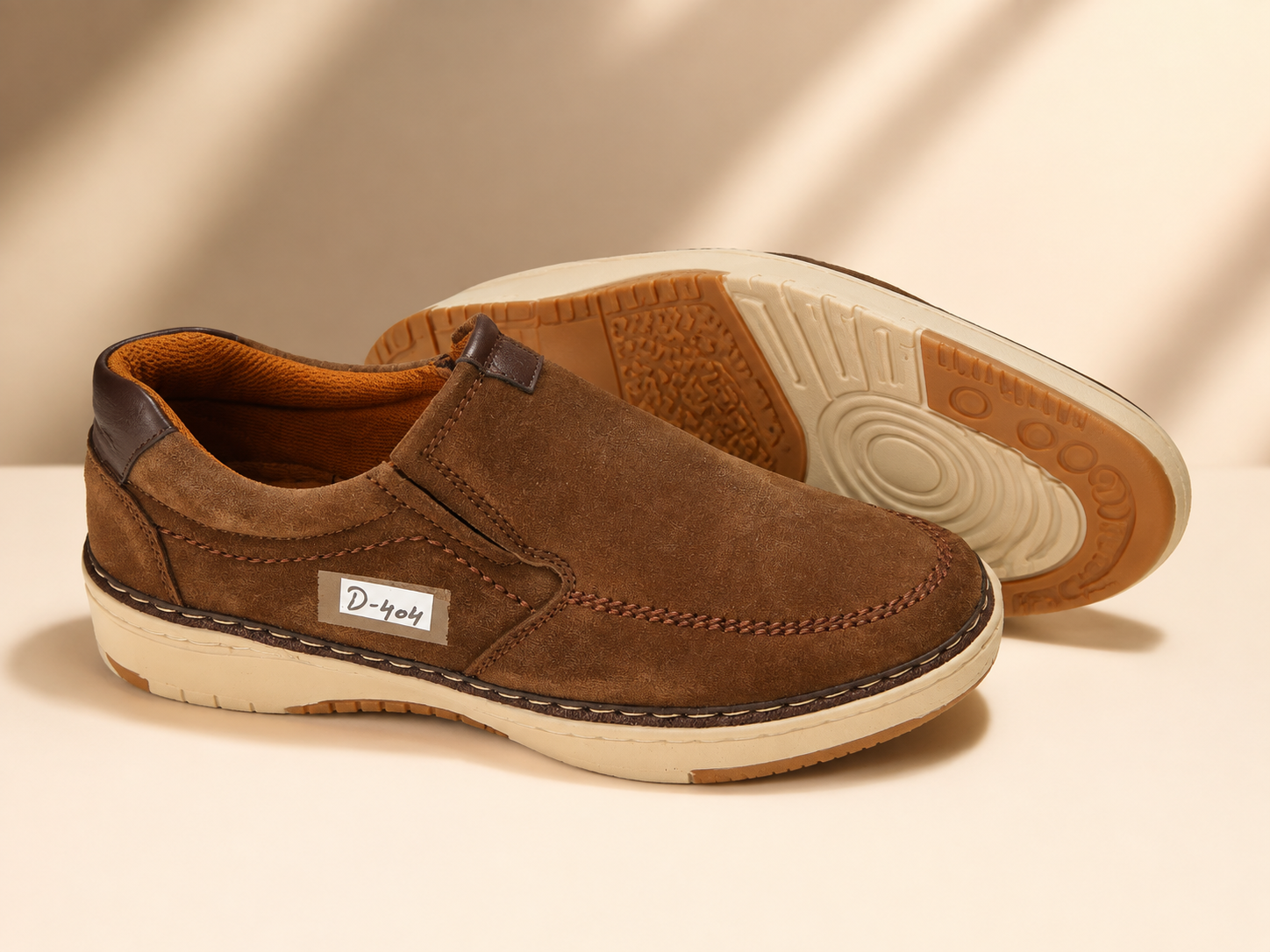 BLAST Men’s Brown Slip-On Casual Shoes