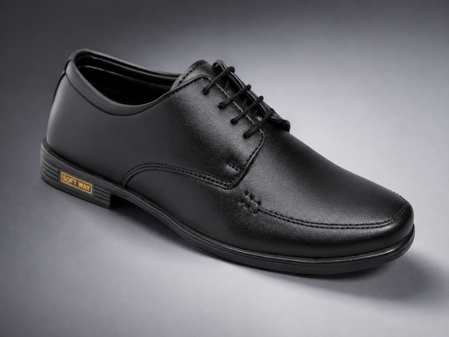 Formal Lace-Up Derby Shoes for Men