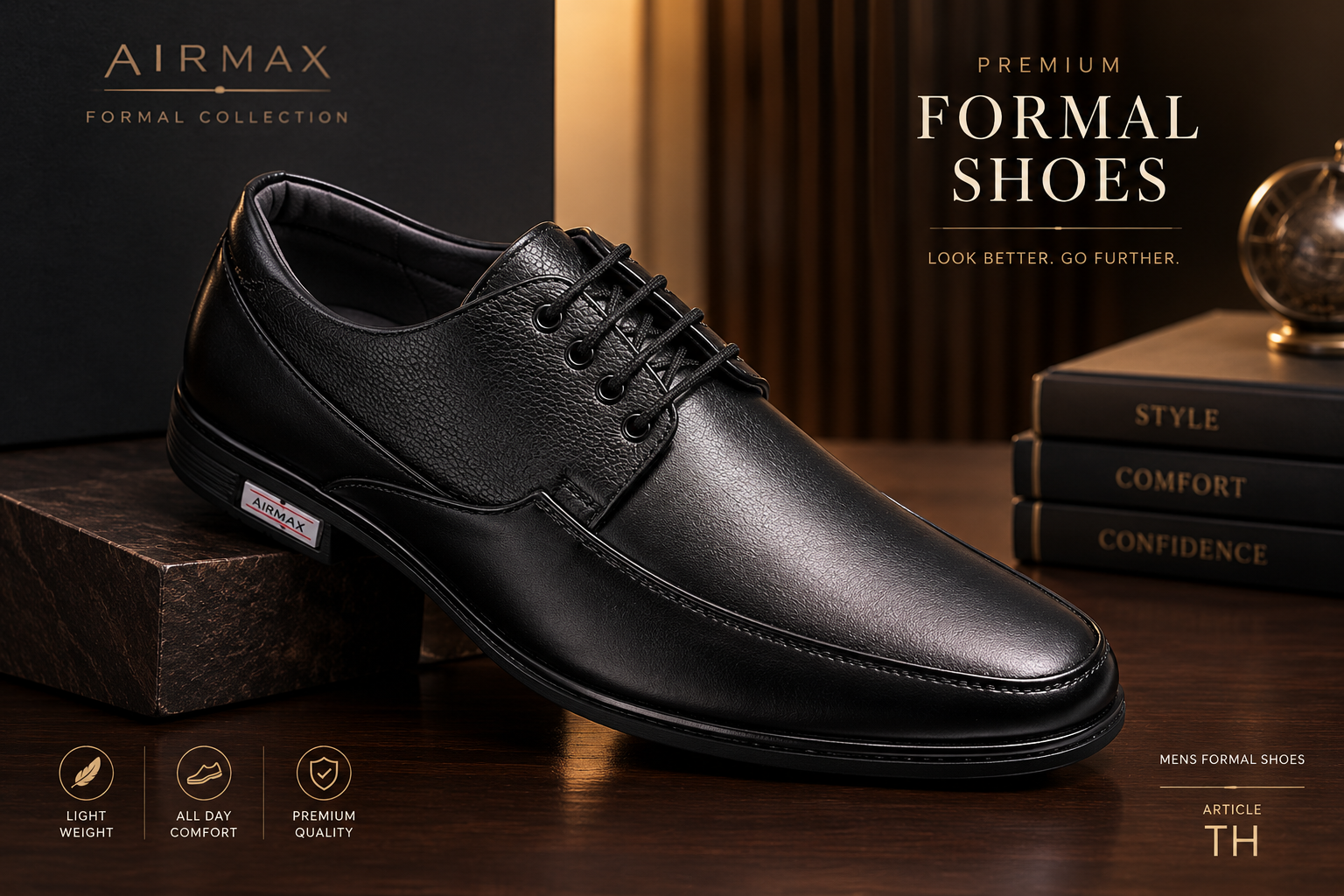 Office Wear Derby Shoes for Men