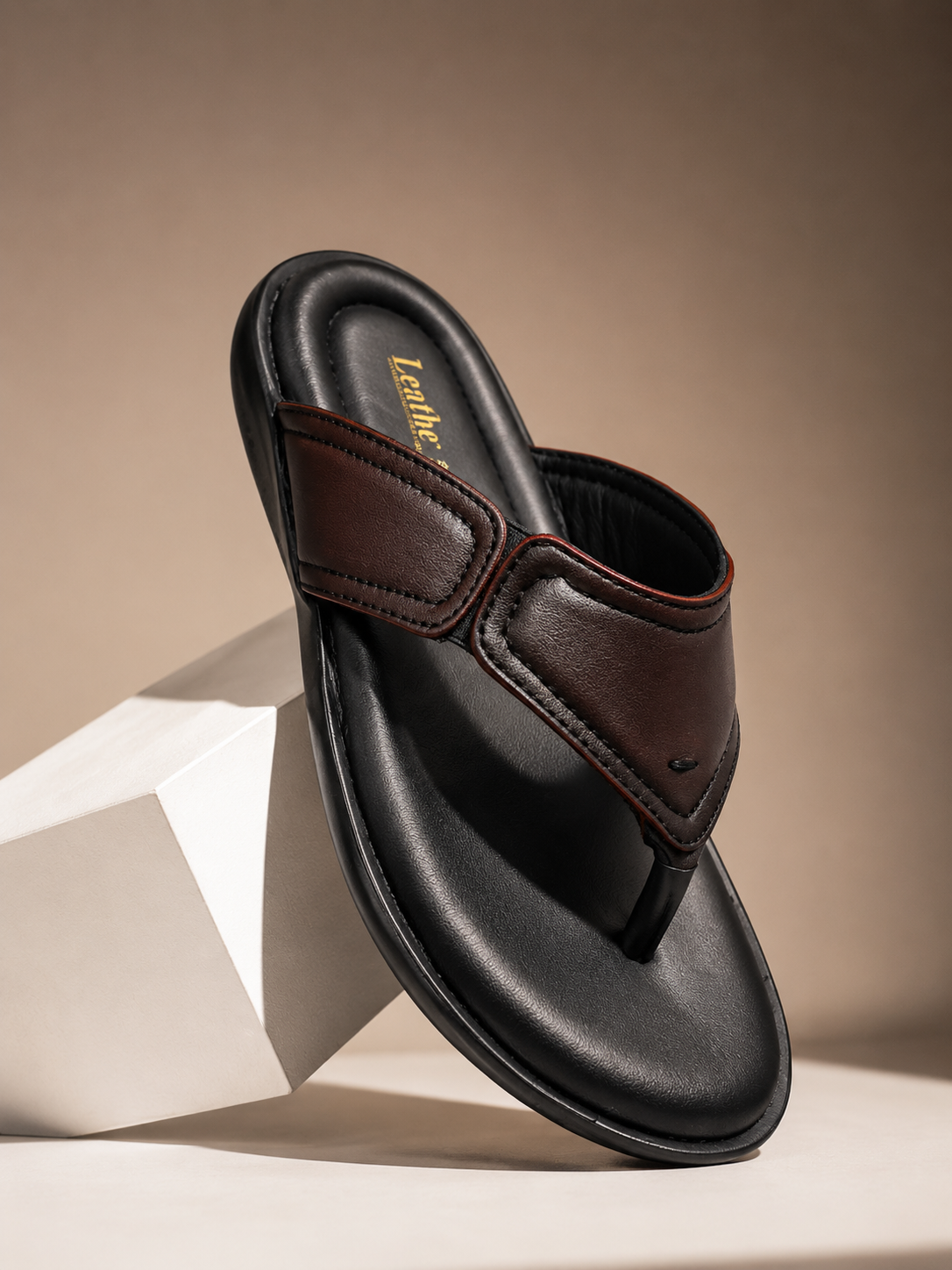 Men’s Genuine Leather Slipper | Premium Comfortable Slip-On Slippers | Stylish Casual & Daily Wear Sandals