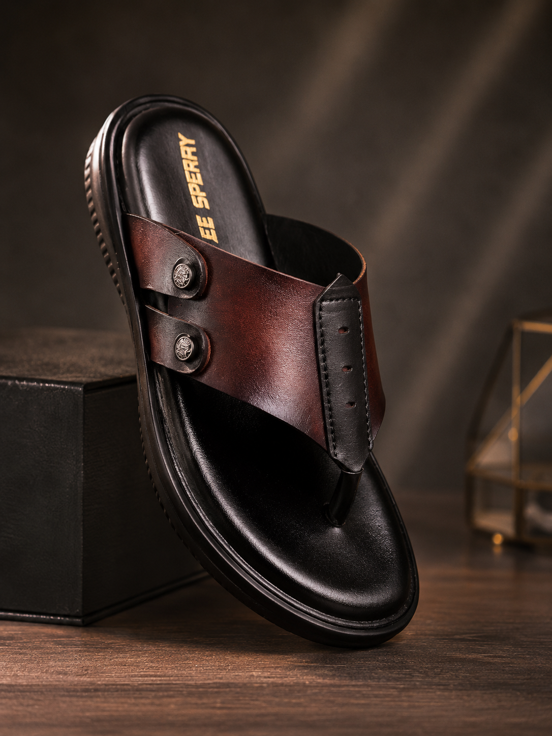Men’s Genuine Leather Slipper | Premium Comfortable Slip-On Slippers | Stylish Casual & Daily Wear Sandals