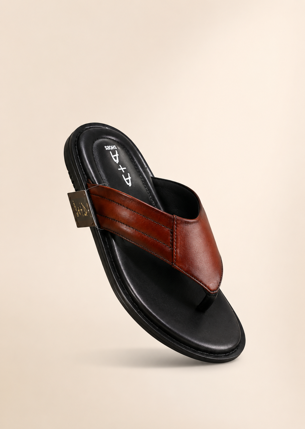 Men’s Genuine Leather Slipper | Premium Comfortable Slip-On Slippers | Stylish Casual & Daily Wear Sandals