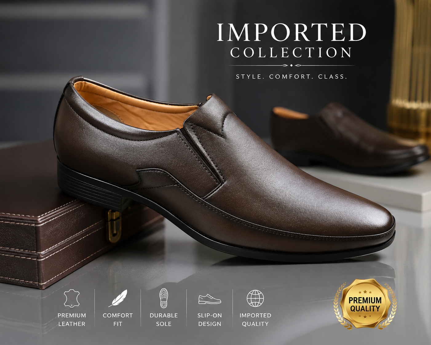 Men’s Formal Slip-On Shoes