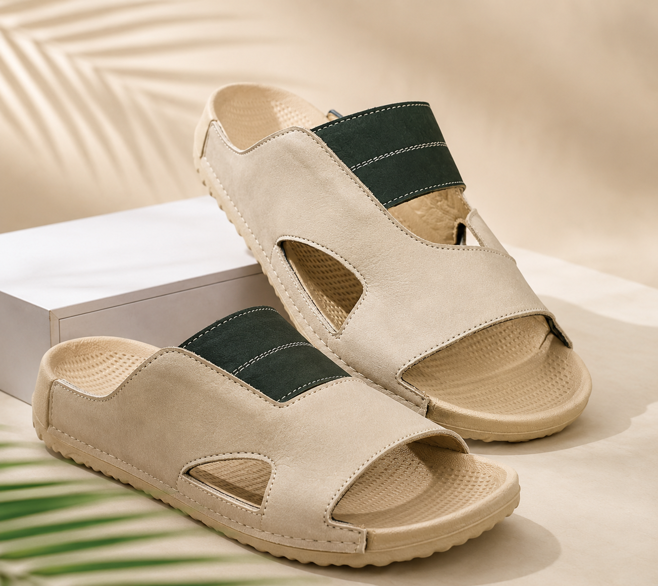 Men’s Premium Slip-On Sandals | Stylish Casual & Formal Footwear