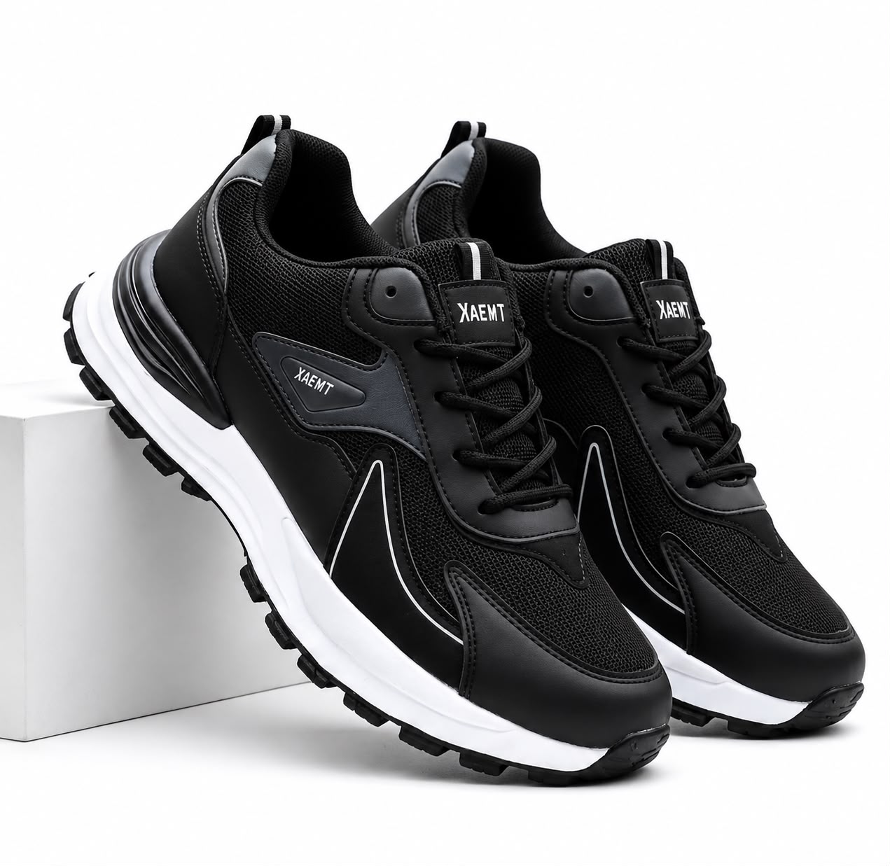 Men’s Black Running Sport Shoes