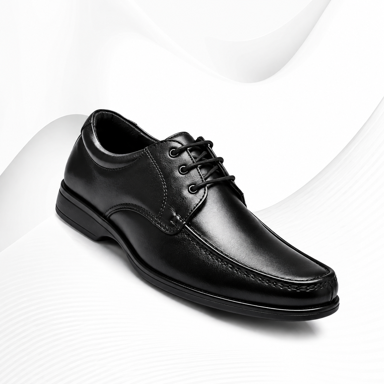 Lace-Up Leather Derby For Men | Office Wear