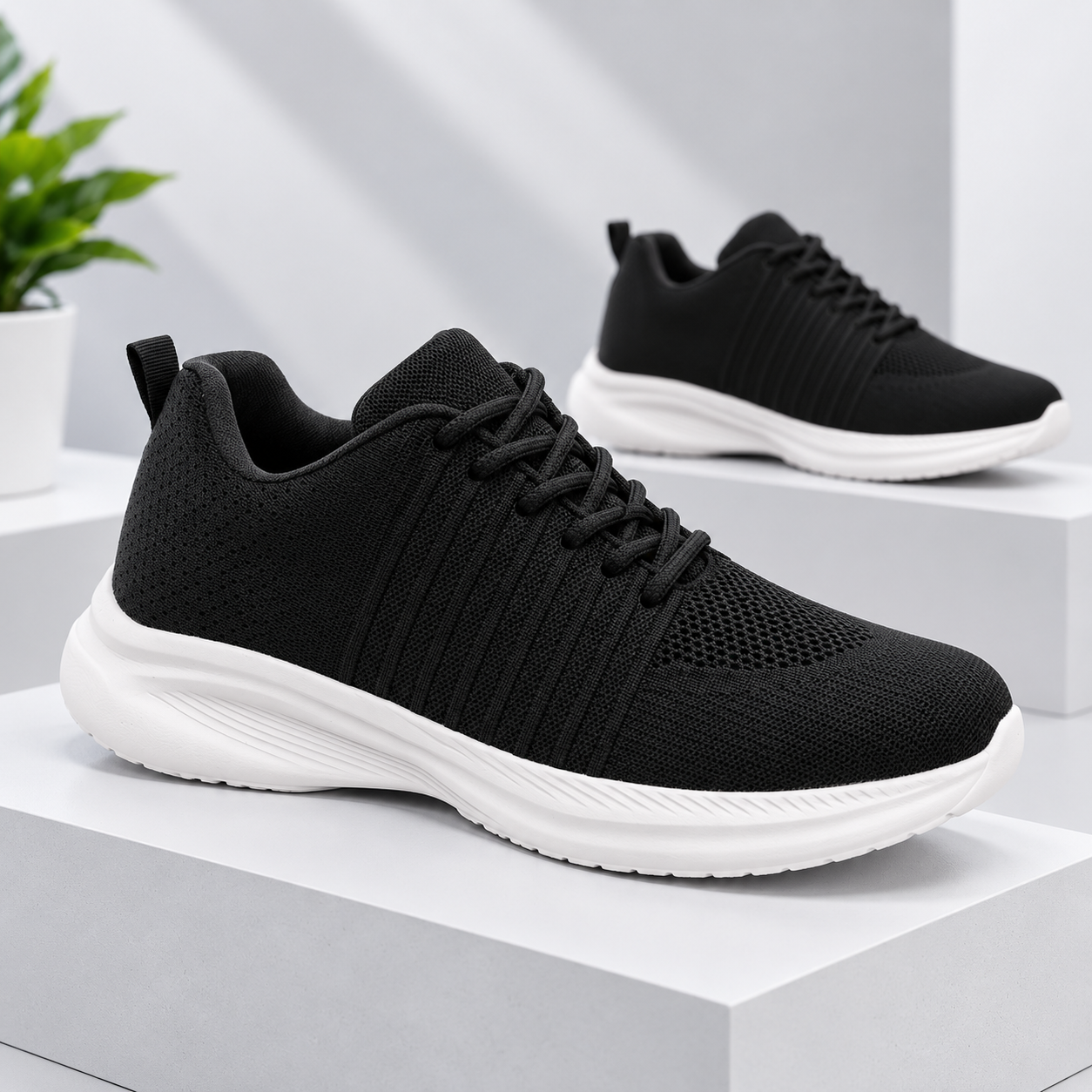 Mesh Upper Running Shoe For Men